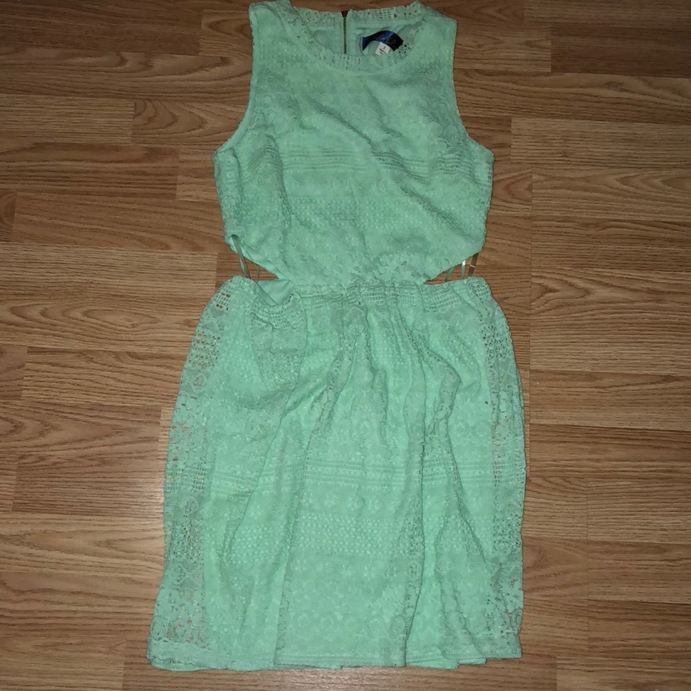 Dress with cutout detail